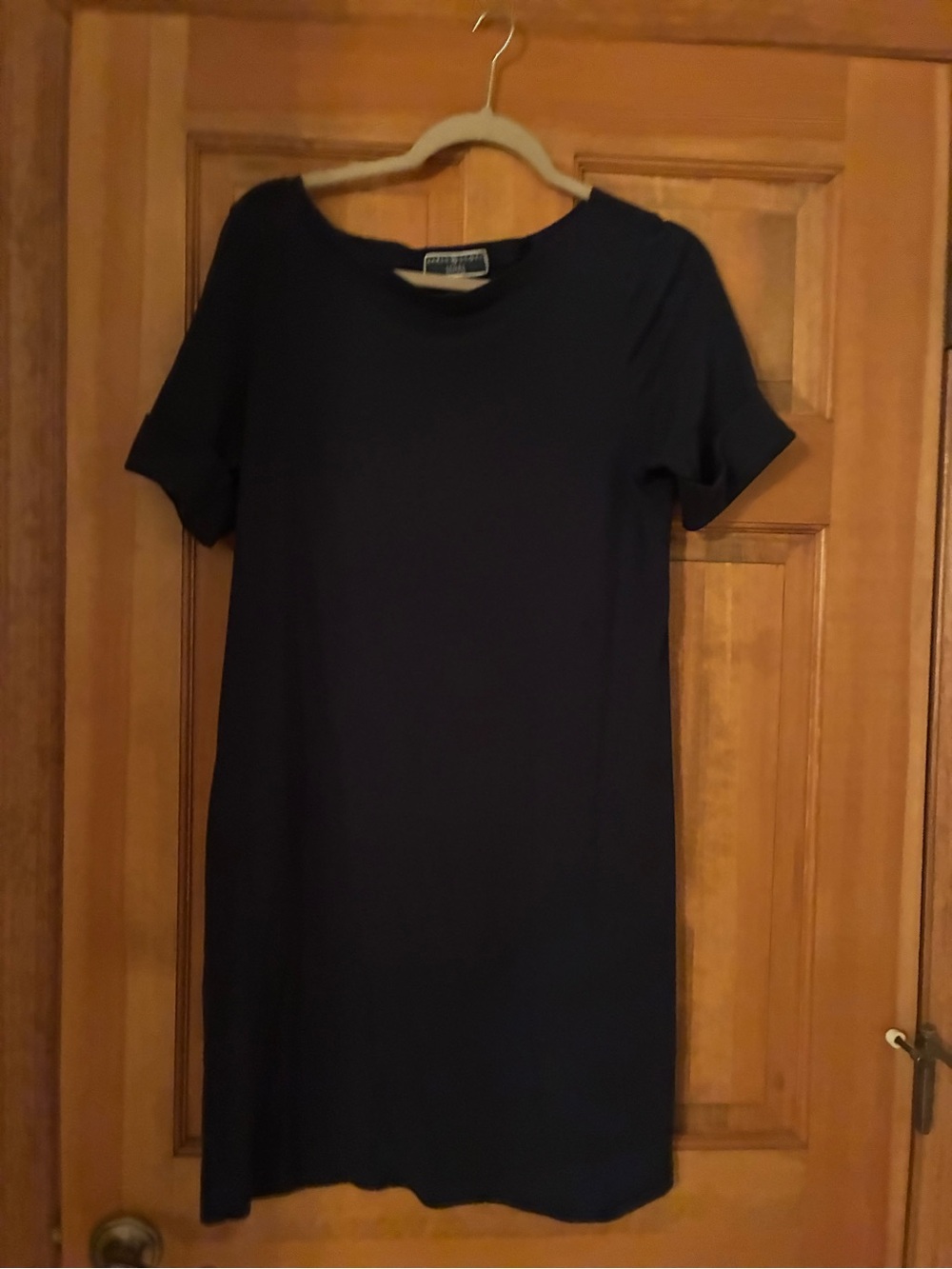 Karen Scott sport petite largeClassic Navy Short-Sleeve Shift Dress - Unbranded